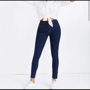 ♥️🎅🏝Madewell Jeans Curvy High-Rise Skinny👖Sz 37